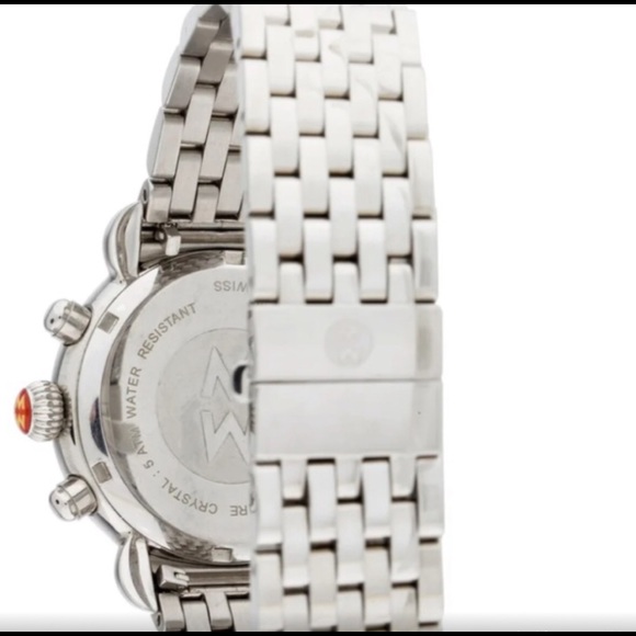 ❌SOLD❌ MICHELE CSX DIAMOND BEZEL CHRONOGRAPH WATCH - Picture 3 of 10